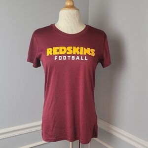NFL Nike Dri-Fit Redskins Football Performance Short Sleeve Activewear Fan Top M